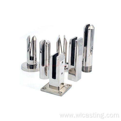 Precision casting stainless steel glass clamp faucet